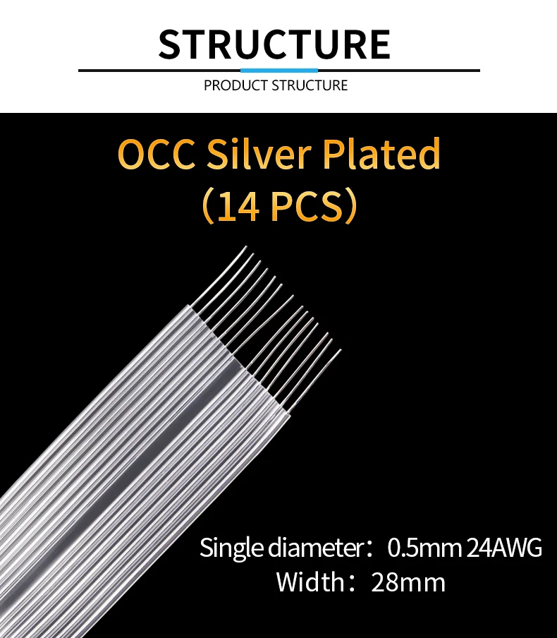 HiFi Audio Speaker Cable OCC Silver Plated Speaker Wire Carbon Fiber Banana Plug