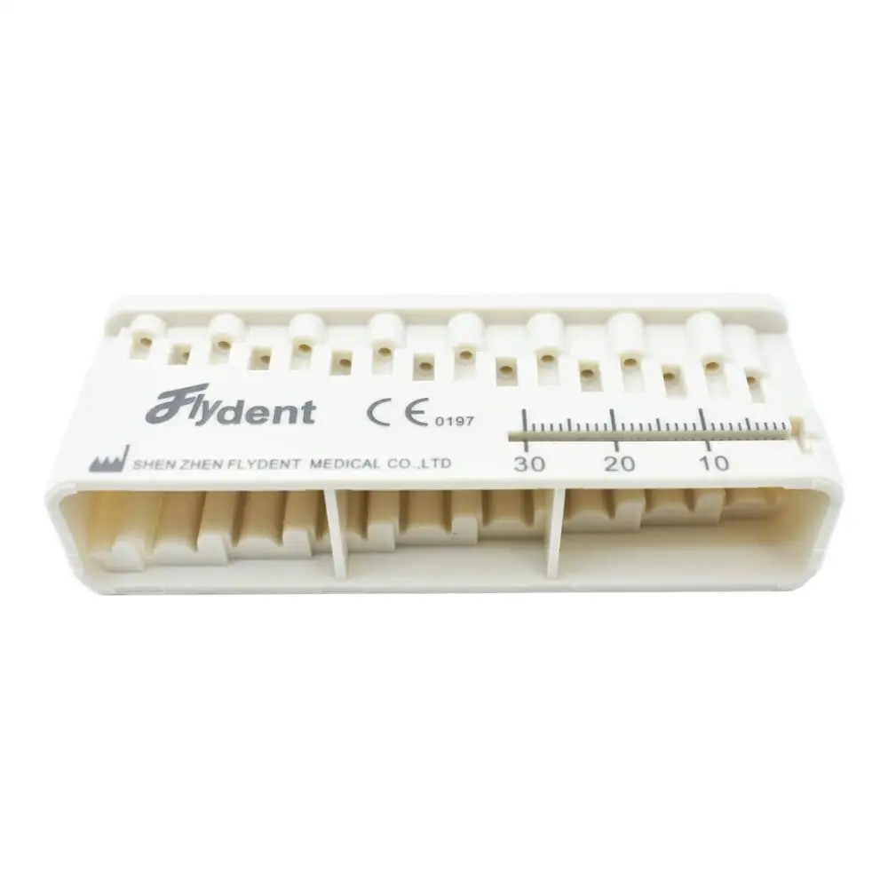 Endo Block Mini Endodontics Stand Dental Measuring Tools for Root canal Working Length Autoclavable Endo File Organizer