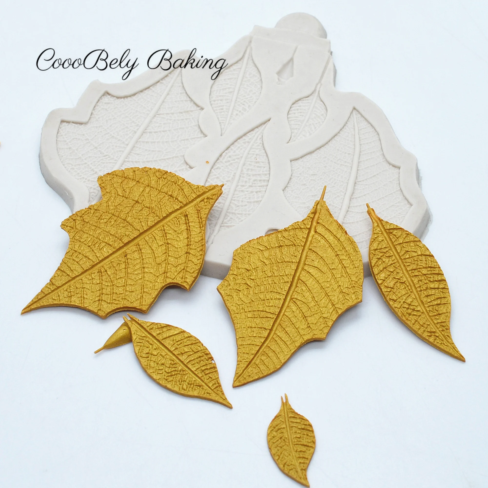 Leaf Sugarcraft Silicone Mold Fondant Mold Cake Decorating Tools Chocolate Mould DIY Baking Candy Maker Mousse Mould