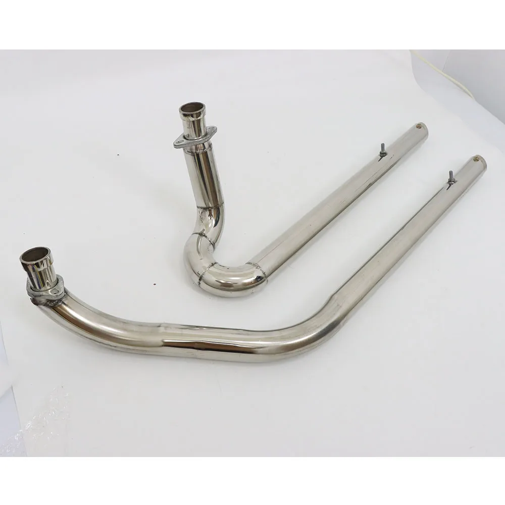 For Kawasaki Vulcan 900 S EN900 VN900 S900 All Years Motorcycle Staggered Slash Cut Exhaust Pipe Removable Muffler Silencers