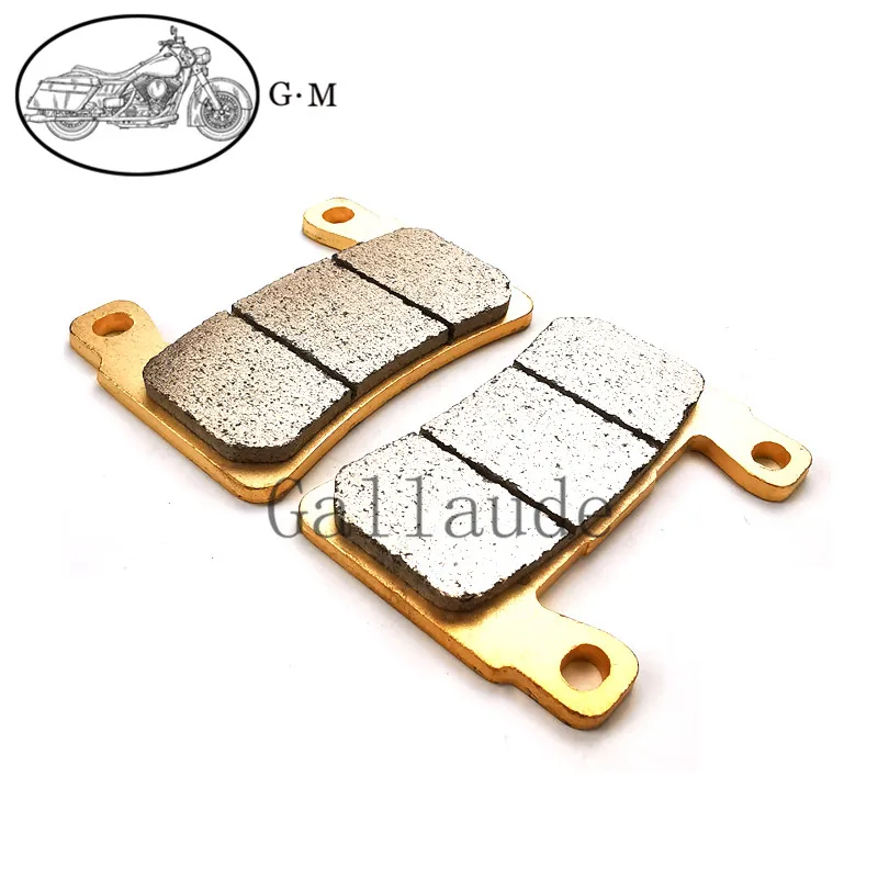 Sintering brake pads For Harley Fat boy/Heritage Classic/Softail Slim Breakout Deluxe Dyna Fat Bob Street Bob Low Rider 18-23 view 5