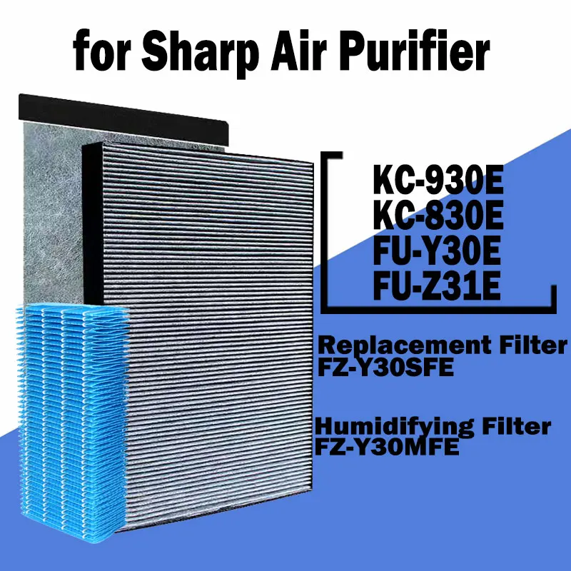 FZ-Y30MFE FZ-Y30SFE H13 Deodorizing Hepa Filter Replacement for SHARP Purifier KC-930E FU-Z31E FU-Y30E FU-Z31Y KC-830E FU-Y30EUW