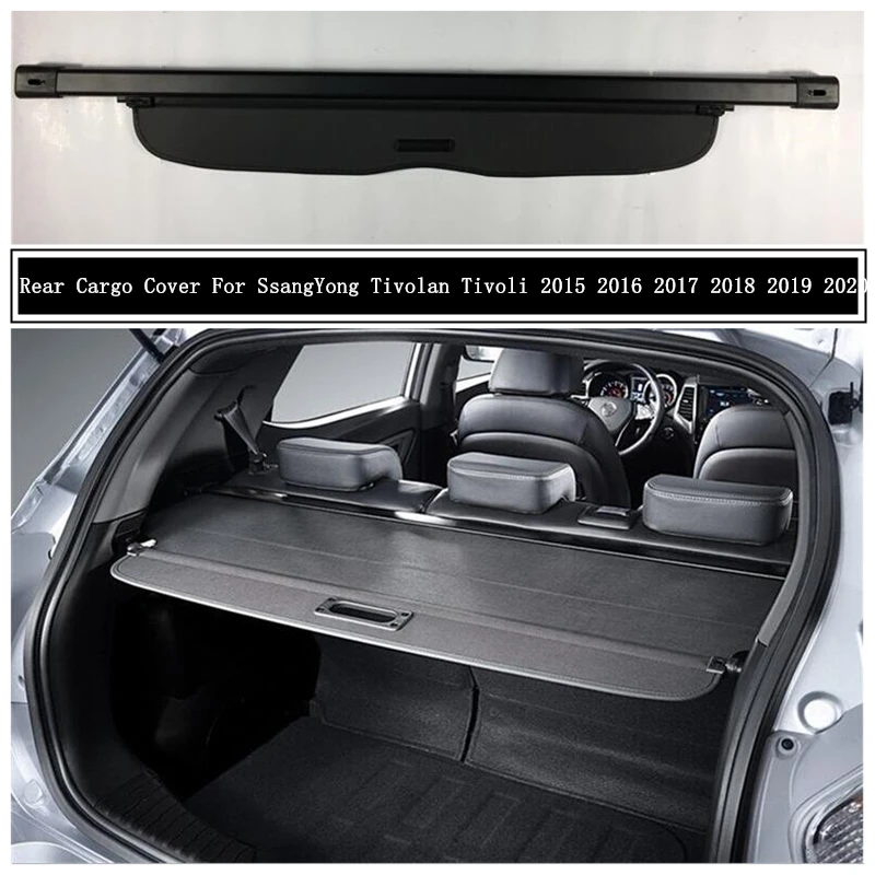 

Rear Cargo Cover For SsangYong Tivolan Tivoli 2015 2016 2017 2018 2019 Privacy Trunk Screen Security Shield Shade Accessories