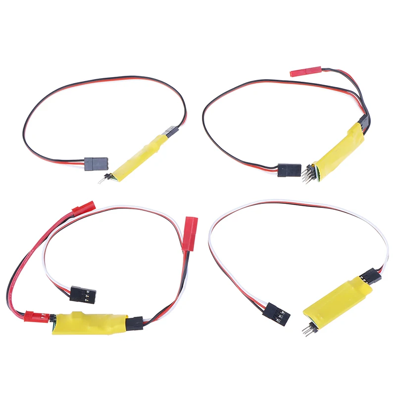 Receptor de luz rc, interruptor eletrônico de controle liga/desliga para rc aviões e carros