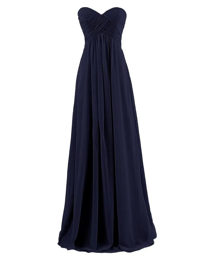 robe de mariee 2025 New Chiffon Cheap Long Formal Bride Sweetheart Prom party Gowns vestido de Festa noiva Bridesmaid Dresses