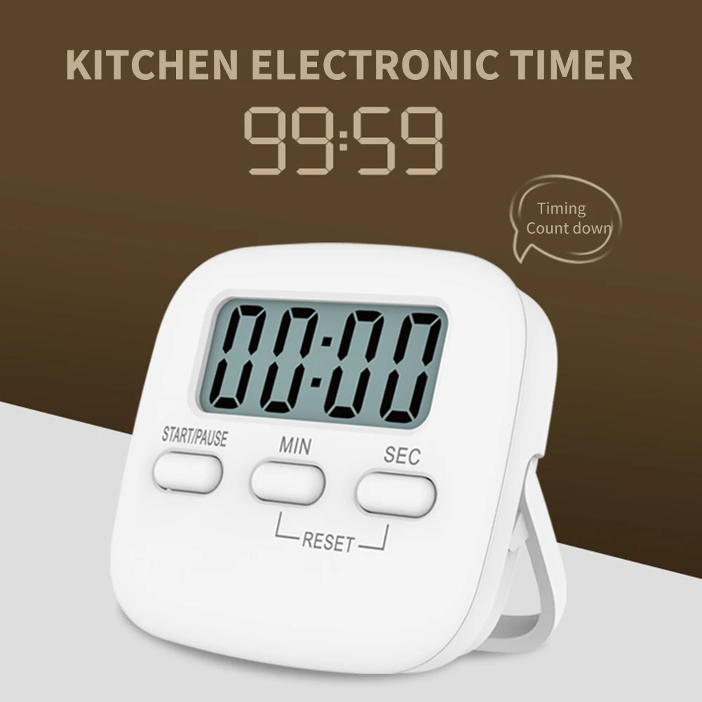 Multifuncional Temporizador Digital Magnético Cronômetro Cozinha Contagem Regressiva Temporizador Cozinhar Cozimento Despertador Lembrete com Suporte