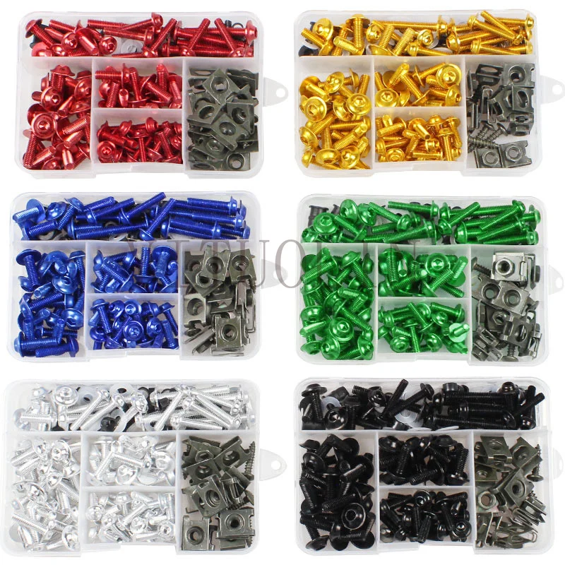 Motorcycle Screws Nuts Kit Fairing Bolts Set For Hyosung Gt650R Gd250R Aquila Gv250 Aquila Gv125S Gt250R Gt250 125 Gv650 Gv300S