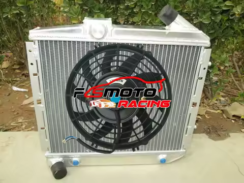 52MM KIT For Renault Super 5 R5 9/11 GT 1.4L Turbo C-type B/C37 B/C40 AT/MT 1981-1991 Aluminum Radiator With FAN