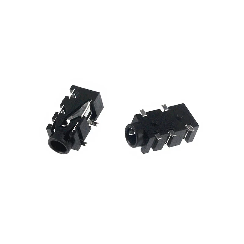 10PCS/LOT 3.5mm Female Audio Connector 5 Pin SMT SMD Headphone Jack Socket PJ-327F PJ327F 5 Feet