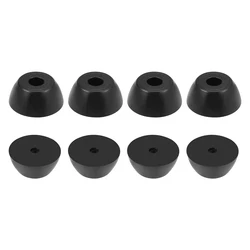 Uxcell 8Pcs Rubber Furniture Pads, 30mm x 19mm Anti-Slip Bumpers 13mm Height