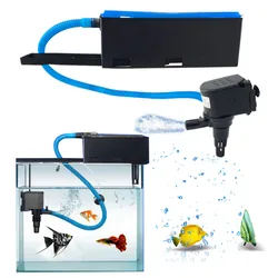Silence Aquarium Filter External Fish Tank Filter Aquarium Sponge Biochemical Box Upper Filter Oxygen Fish Aquarium Accessories