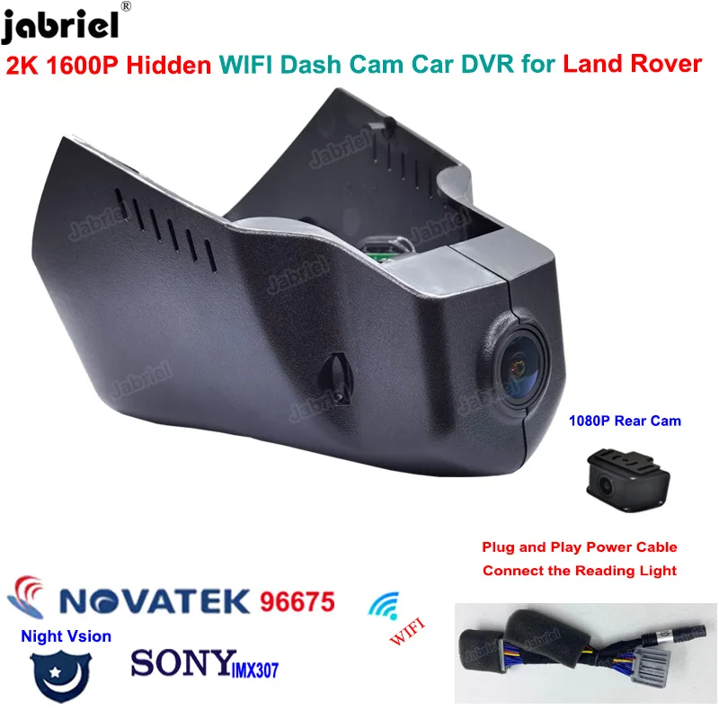 

New 2K Wifi Car Dvr Dash Cam Camera For Land Rover Range Rover Sport Discovery 5 For Land Rover Range Rover Evoque Range Rover