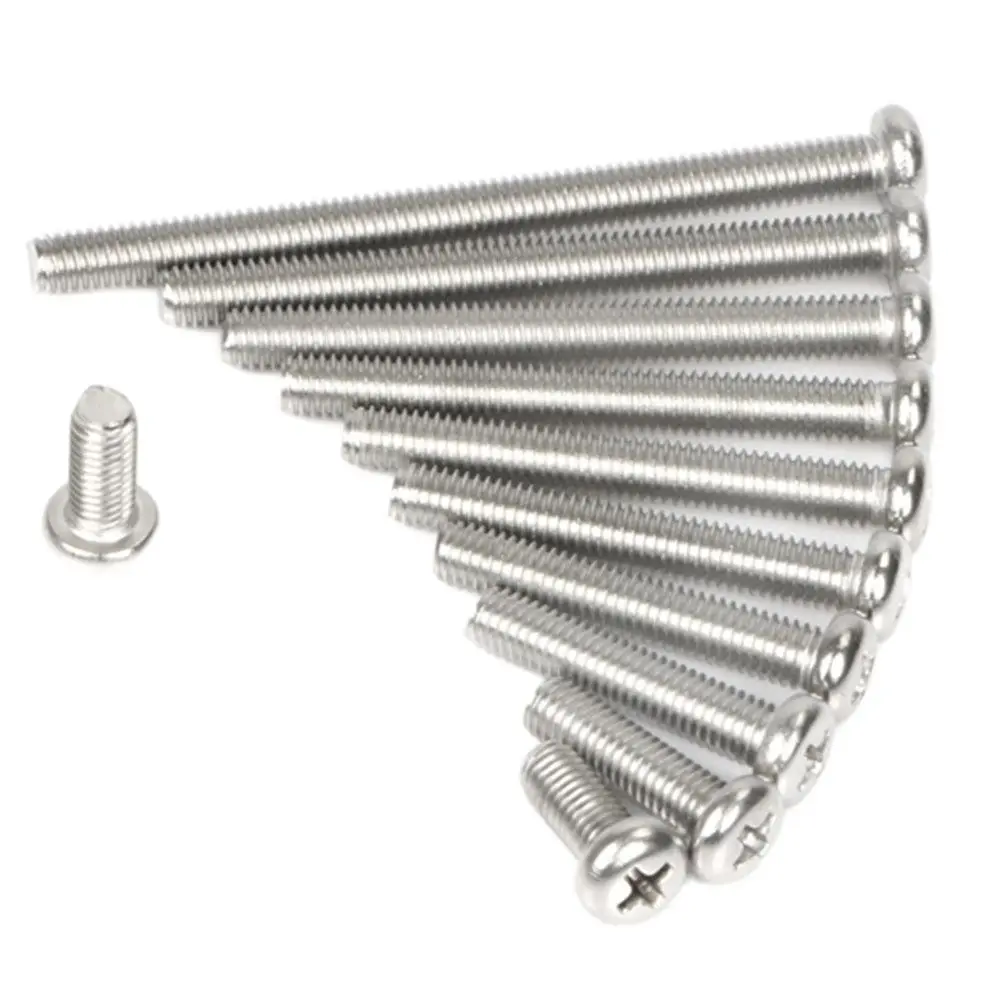 M3 M4 M5 M6 ISO7045 DIN7985 GB818 Stainless Steel 304 Cross recessed pan head screws 300pcs/lot