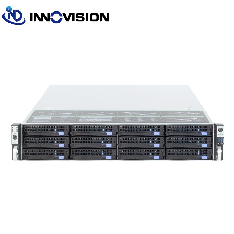 

Optimized 2u 12bays hot swap server case L=650mm huge storage hotplug chassis with backplane for cloud/NVR/NAS/IPFS