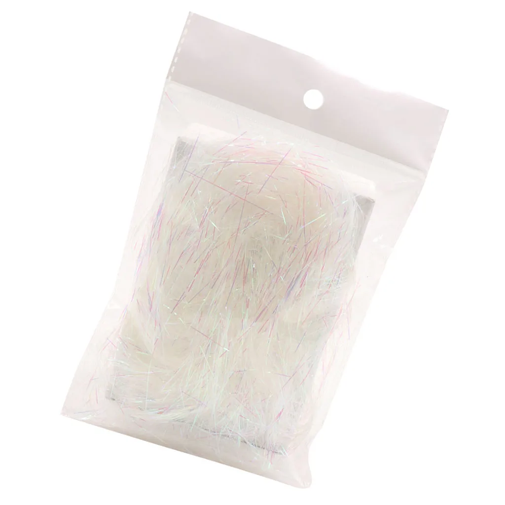 8g/Bag Metallic Iridescent Foil Tinsel Angel Hair Shreds Gift Wrap Box Easter Basket Filler Wedding Party Gift Wrap DIY Supplies