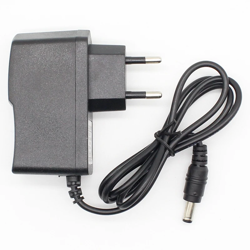 1PCS 6V1A New AC 100V-240V Converter Adapter DC 6V 1A 1000mA Power Supply EU Plug DC 5.5mm x 2.1mm