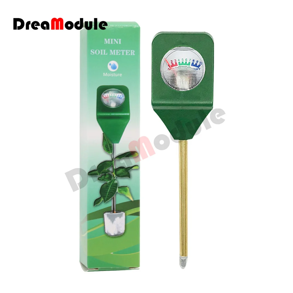 Mini soil Moisture Sensor Meter Detector Metal Probe Gardening Plant Flower Water Analyzer Test Instrument Hygrometer Tool