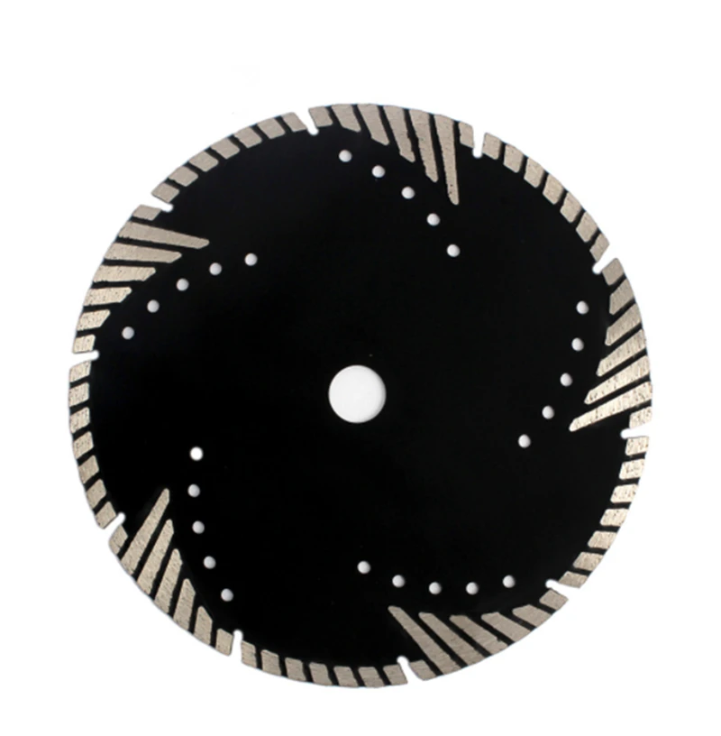 DB61 Granite Cutting Disc D230mm Turbo Diamond Saw Blade with Protect Teeth 9 Inch Sintered Turbo Segments Cutting Wheel 10PCS