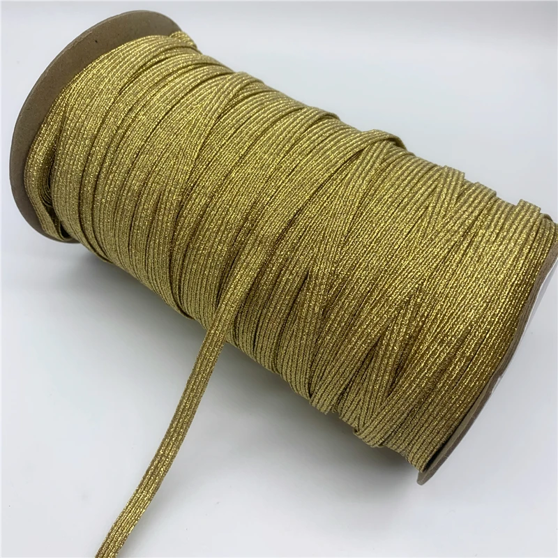 Metallic Color Elastic Ribbon for Sewing Accessories