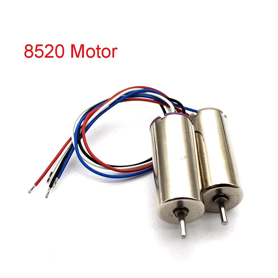 1 paire 8520 sans noyau moteur 4.2V 58000 tr/min haute vitesse moteurs pour RC modèle avion grande puissance creux tasse moteur arbre Dia 1.1mm