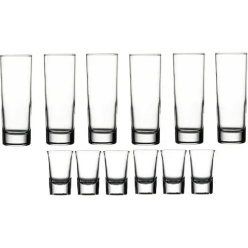 Pasabahce 12 Piece Vodka and Shot Set