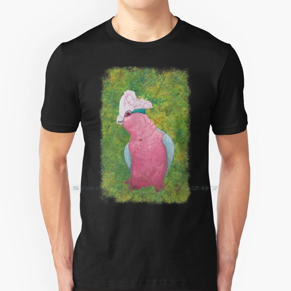 Punks Of Paradise 3 100% Cotton T Shirt Australian Bogan Punk Bird Pink Galah Mowhawk Lachlan Cupit Abstract Birds Animals