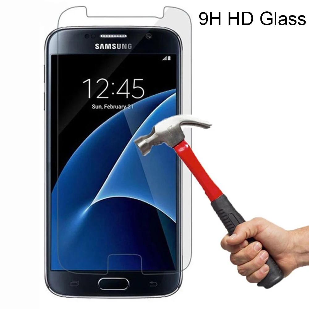 9H HD Hard Protective Tempered Glass For Samsung Galaxy J3 J5 J7 2017 2016 2015 J310 J510 J710 Screen Protector Phone Front Film