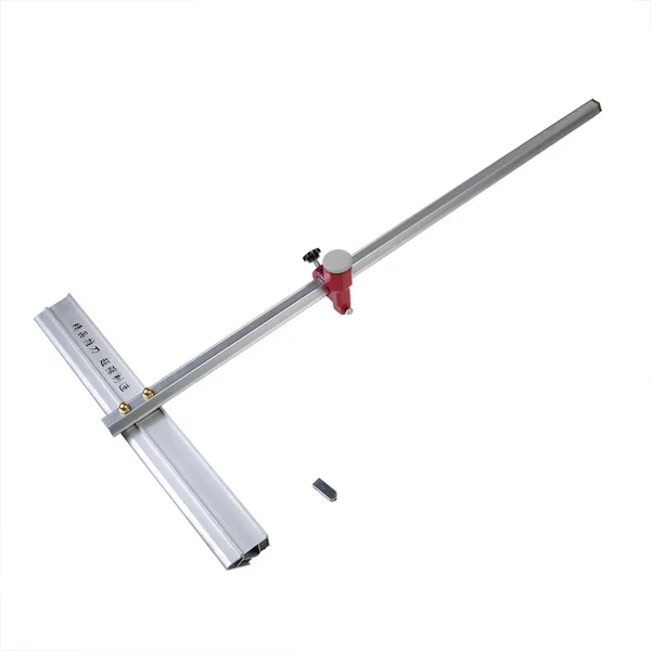 Silver 60cm Length T Type Aluminum Alloy Push Glass Cutter Tool For Cutting and Glass Art Work