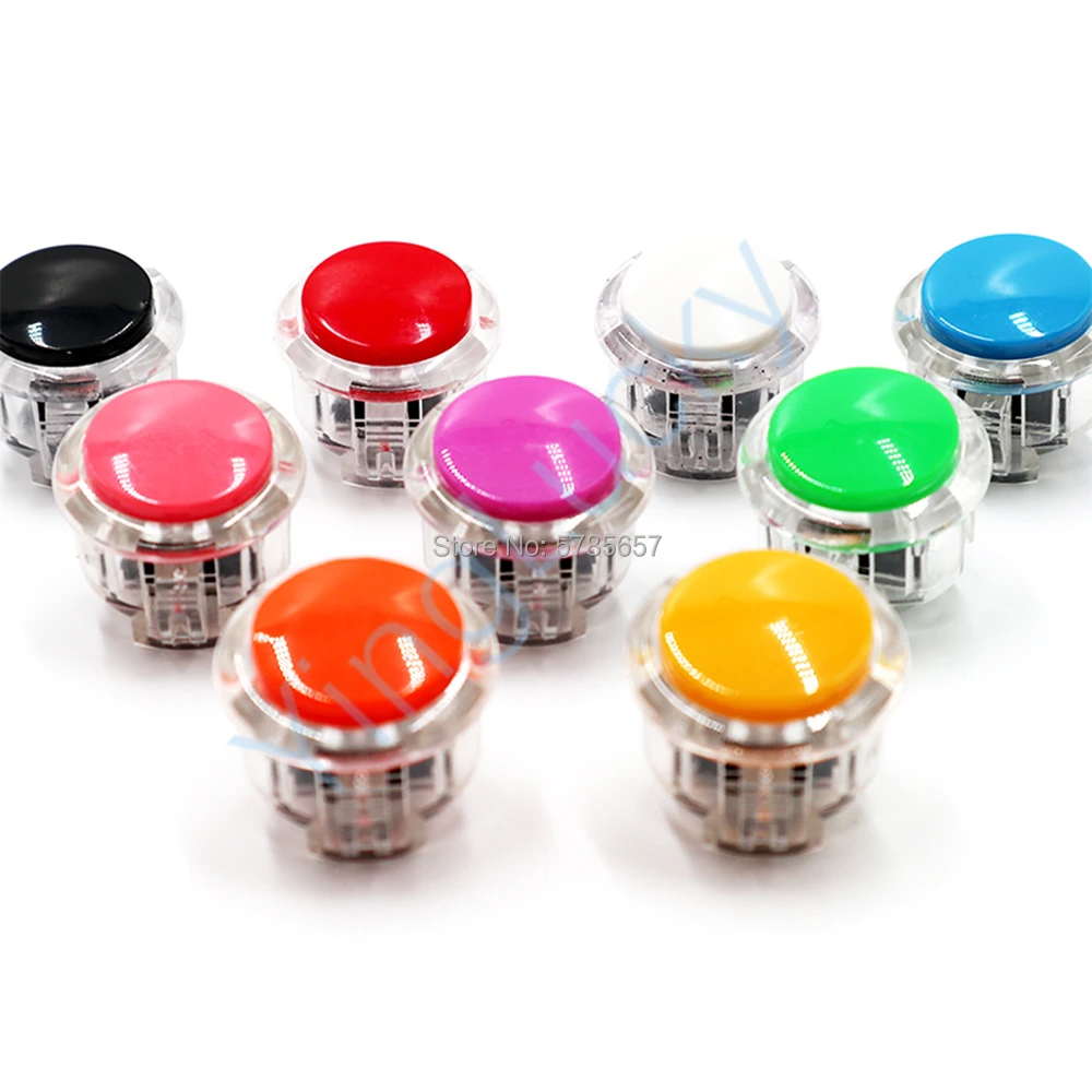 Arcade button for Pandora box, JAMMA arcade game Kit, 30mm, 24mm, 10PCs