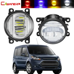 2in1 LED Fog Light Daytime Running Lamp H11 Car Front Bumper Fog Light Assembly DRL 12V For Ford Tourneo Transit 2002-2015