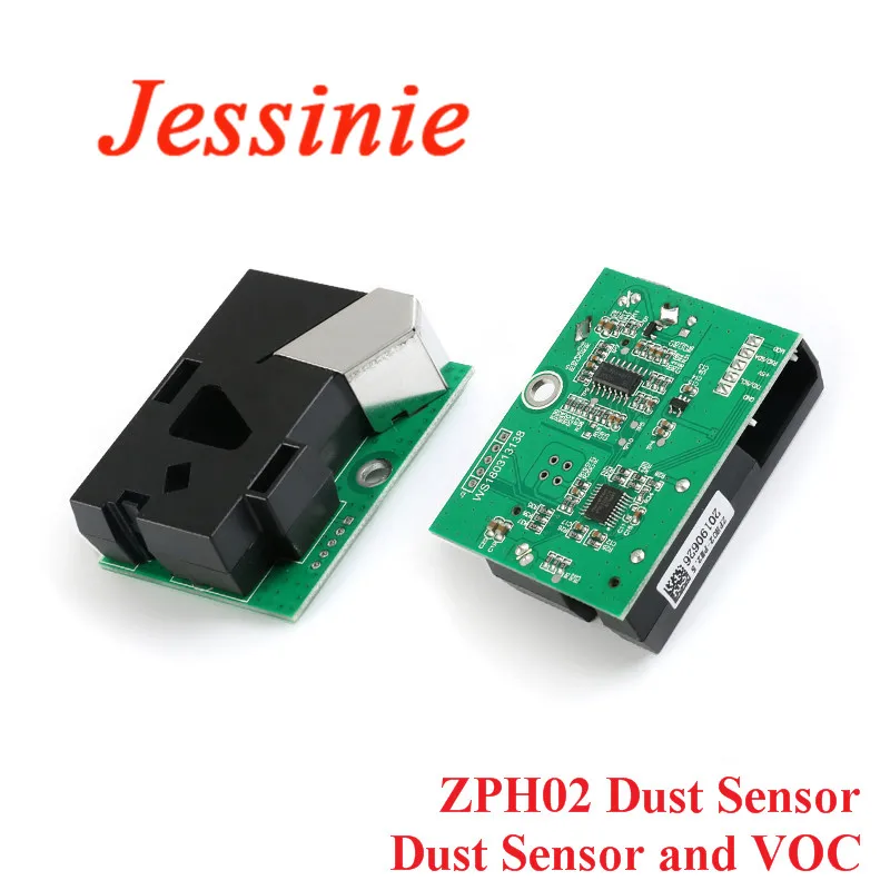 ZPH02 Laser Dust Sensor PM2.5 Sensor Module PWM/UART Digital Detecting Pollution Air Pollution Dust for Household Purifiers VOC