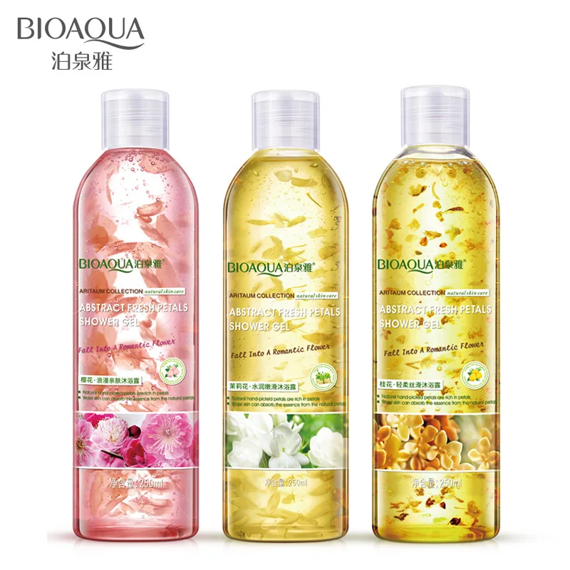 250ml Osmanthus Jasmine Romantic Petal Shower Gel Body Lotion Moisturizing Lasting Fragrance Skin Bath