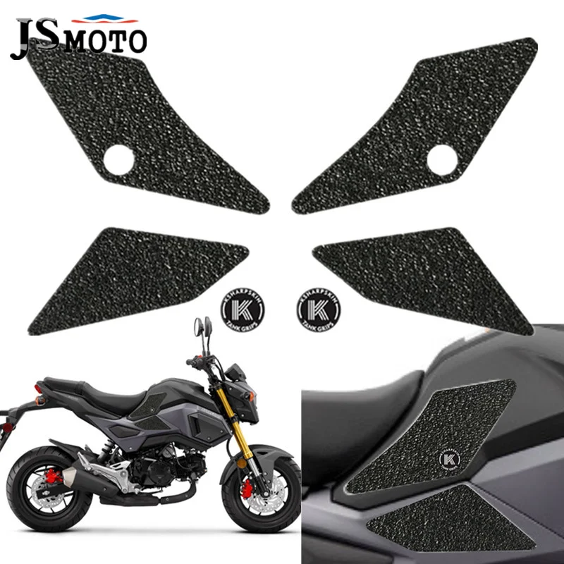 

Motorcycle 3D Fuel Tank Pad Tank Grip Stickers Protection Non-slip Knee Grip Side Applique Sticker For Honda GROM MSX grom msx