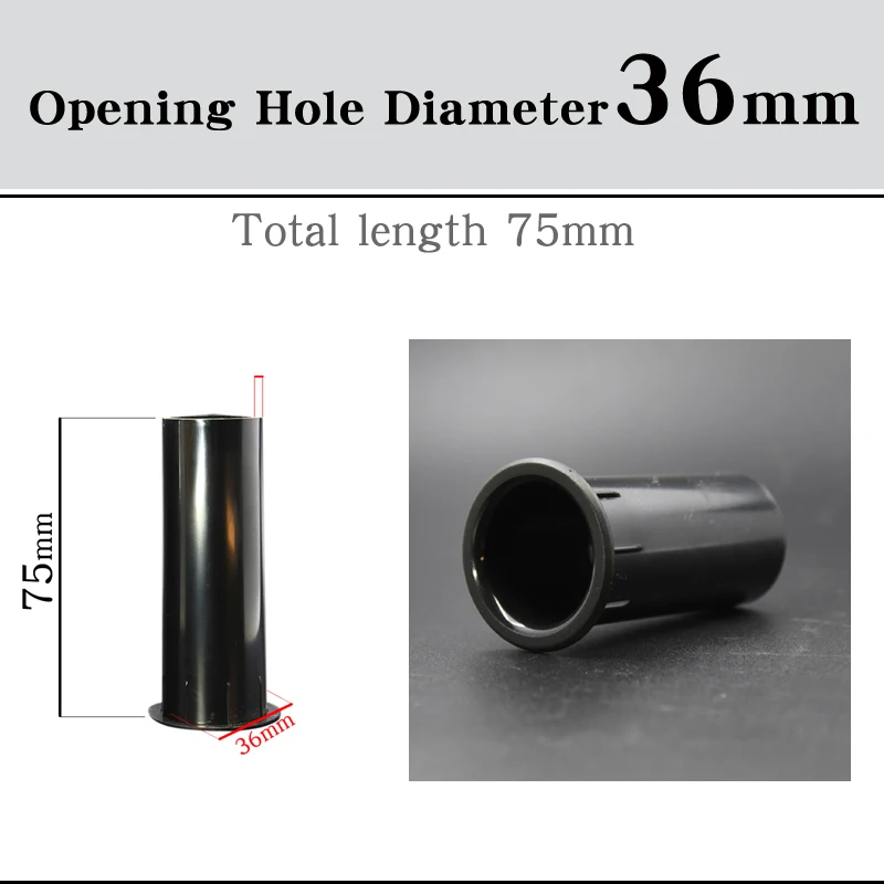 HIFIDIY لايف المتكلم دليل أنبوب 2 3 4 5 6.5 8 بوصة باس مضخم الصوت مكبر الصوت مقلوب أنبوب ميناء مساعد ABS ثقب مفتوح 18 ~ 60 مللي متر
