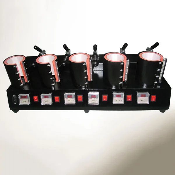 5 in 1昇華印刷機 (マグカップカップ用) 75mm LCDディスプレイ