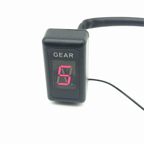 Imagen 2 del producto Nuevo estilo, pantalla Digital Universal de 6 velocidades para motocicleta, luz Led para Motocross todoterreno, Monitor indicador de marcha Neutral