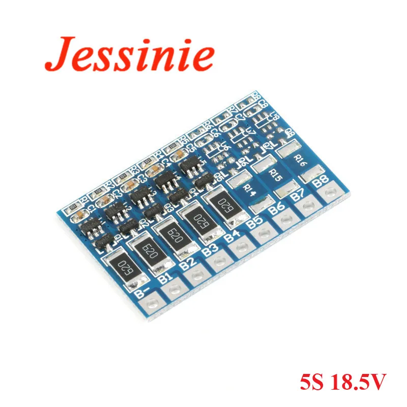 Moduł ładowania i zabezpieczania baterii litowych 18650 z funkcją balansowania BMS 3S 4S 5S 6S 7S 8S, płytka PCB do ładowania i equalizacji baterii Li-ion Lipo — zdjęcie produktu 2