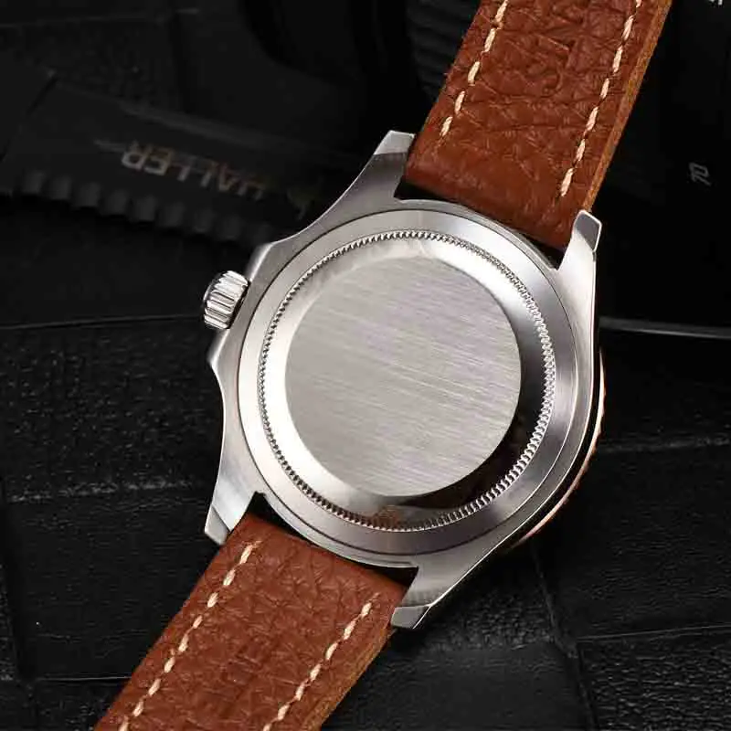 PARNIS orologio da polso da uomo di lusso, orologi automatici da uomo orologio da polso meccanico a carica automatica orologio impermeabile sportivo montre luminoso