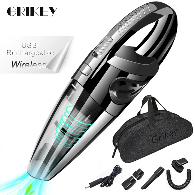 GRIKEY Wireless Vacuum Cleaner For Car Vacuum Cleaner Wireless Vacuum Cleaner Car Handheld Vaccum Cleaners Power Suction