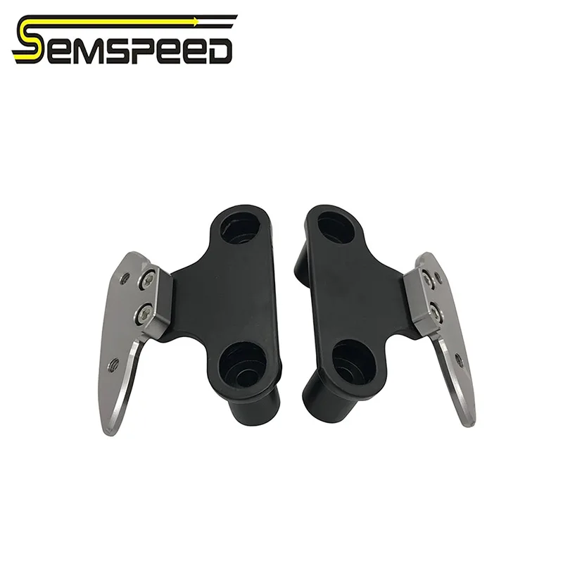 Motorcycle Side Mirrors Holder For YAMAHA XMAX 125 XMAX 250 XMAX 300 XMAX 400 2020 SEMSPEED CNC Rearview Mirrors Bracket