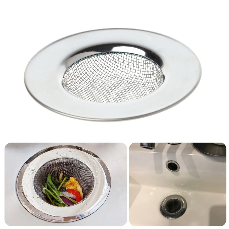 Mesh Kitchen Stainless Steel Sink Strainer Disposer Plug Drain Stopper Filter