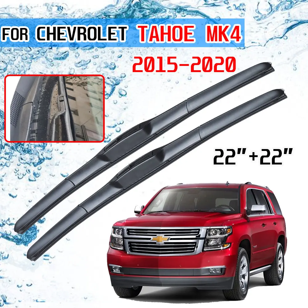 For Chevrolet Tahoe MK4 GMC Yukon 2015 2016 2017 2018 2019 2020 Accessories Front Windscreen Wiper Blade Brushes for Car Cutter