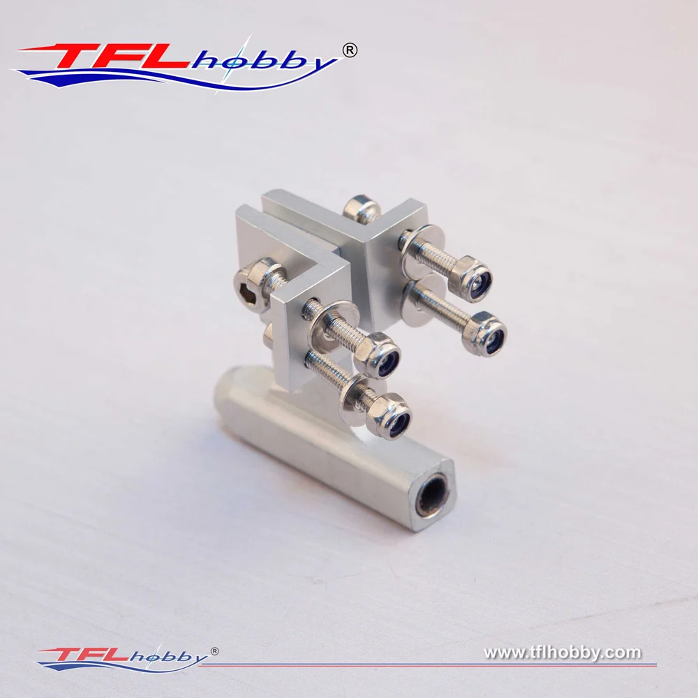 Ricambi originali TFL! Staffa per albero in alluminio CNC 4.76mm * 38mm L = 20mm per barca RC