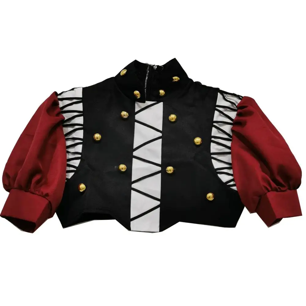 2024, костюм для косплея Illumi Zoldyck Irumi Zorudikku, черная версия, только топ