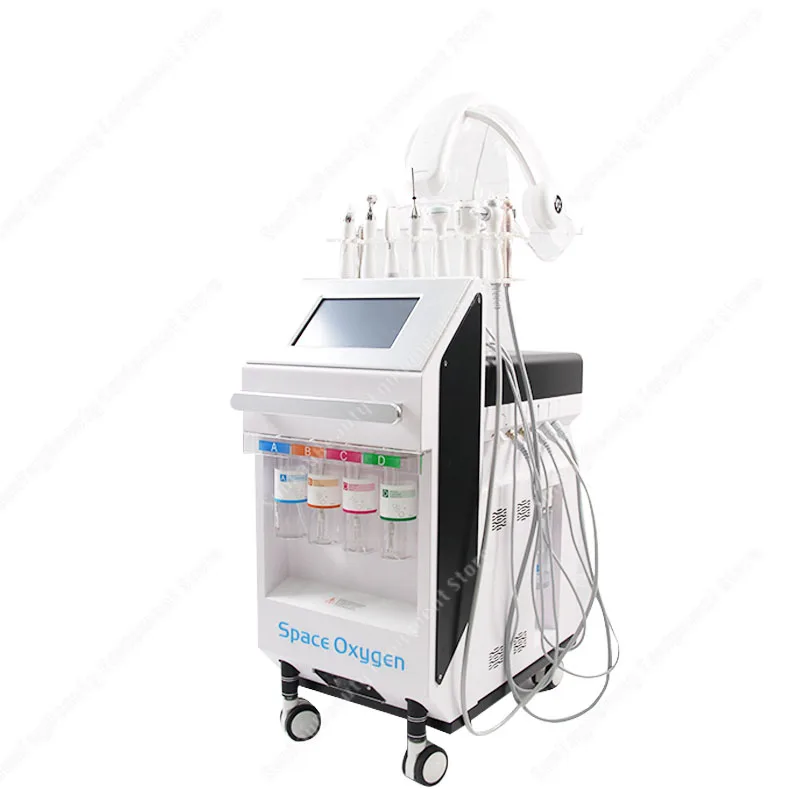 9 In 1 하이드로 워터 머신 스킨 케어 장치 워터 박피술 블랙 헤드 제거 깨끗한 죽은 피부 트리트먼트 스파 뷰티 머신