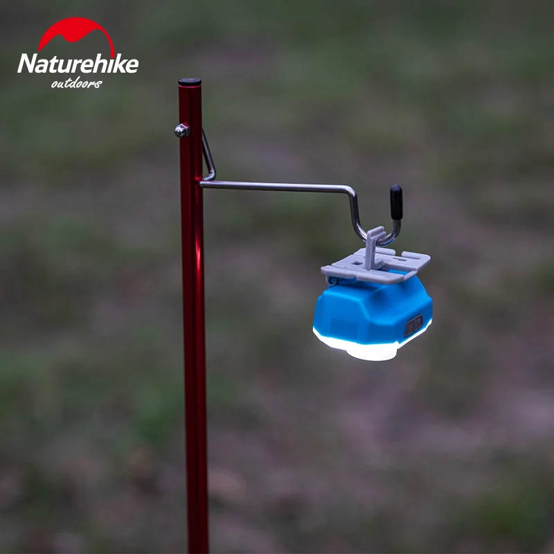 Naturehike Lantern Stand Camping Equipment Folding Aluminum Alloy Light Pole Portable Outdoor Table Lantern Pole Lantern Hanger