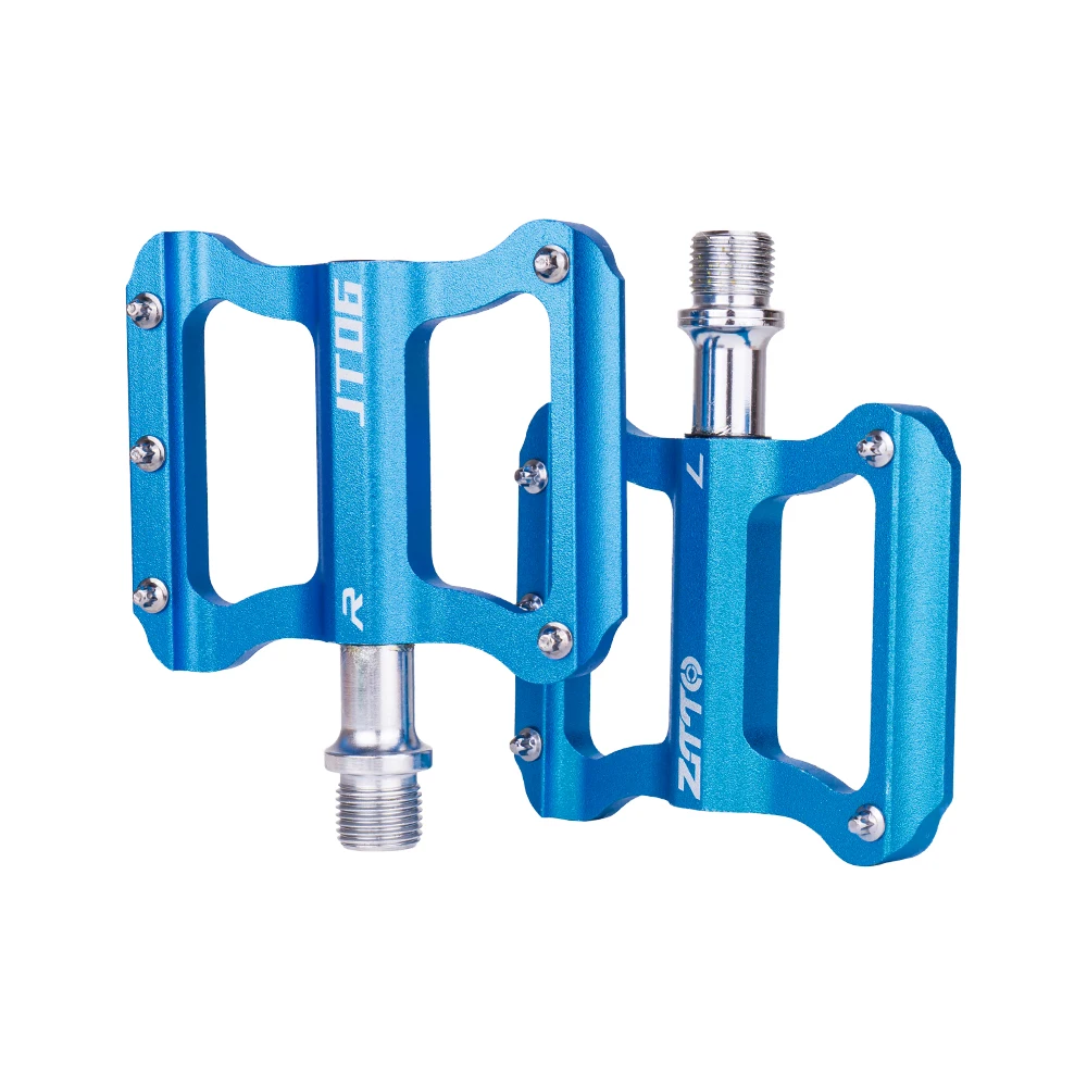 Ztto Rennrad ultraleichte flache Pedal Aluminium legierung Fahrrad lager rutsch feste Falt pedale Radfahren jt06