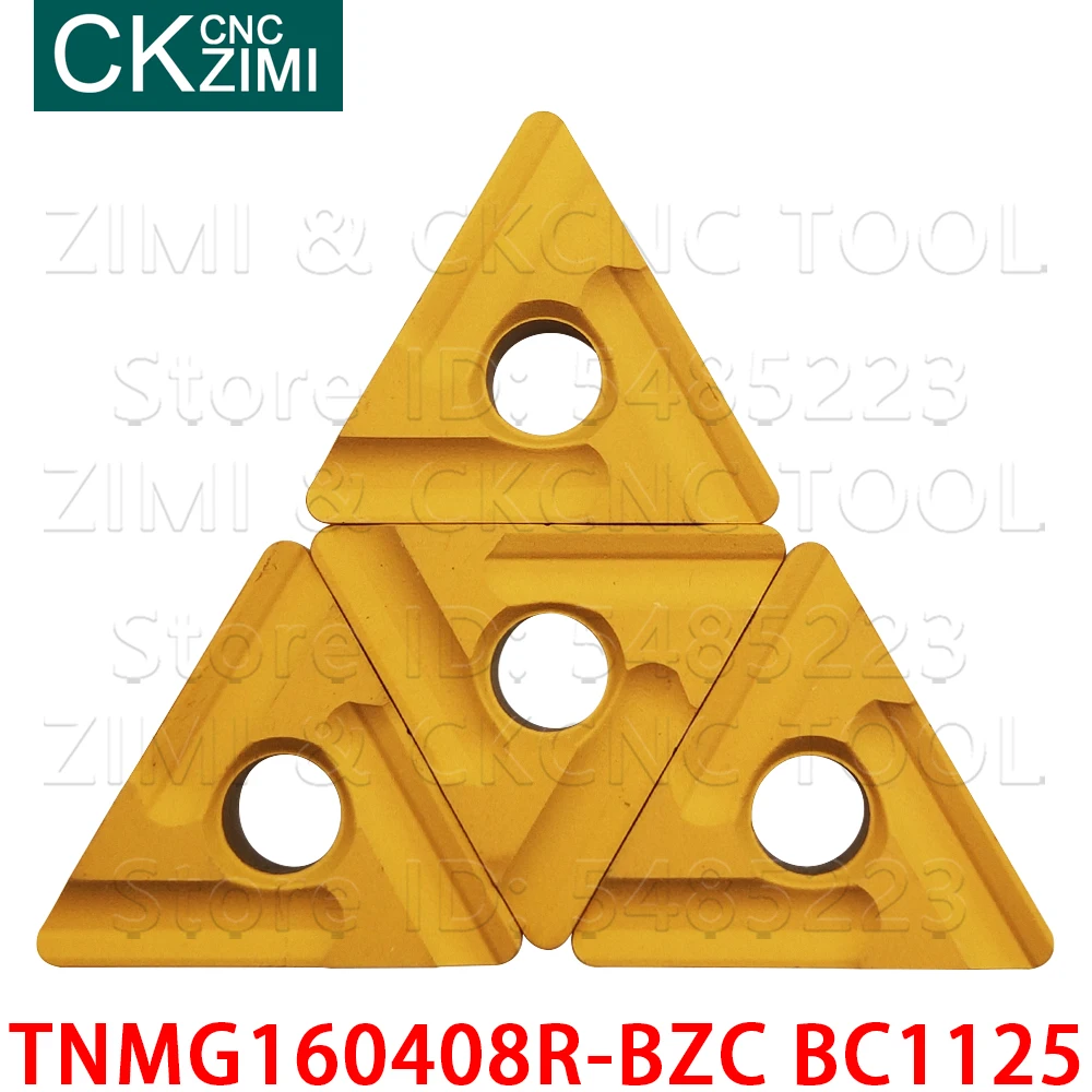TNMG160408R-BZC BC1125 TNMG 160408 R твердосплавные сверлильные вставки токарные вставки инструменты Токарный станок с ЧПУ Режущий инструмент TNMG для стали