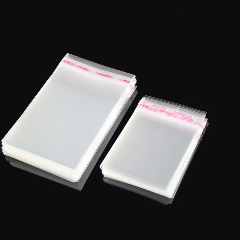 TETP 100 Stück 5 Drähte transparente selbstklebende Beutel, wiederverschließbar, wasserdicht, Geschenk, Lebensmittel, Süßigkeiten, Verpackung, OPP-Plastiktüte, Zellophan-Aufbewahrung – Detail 9
