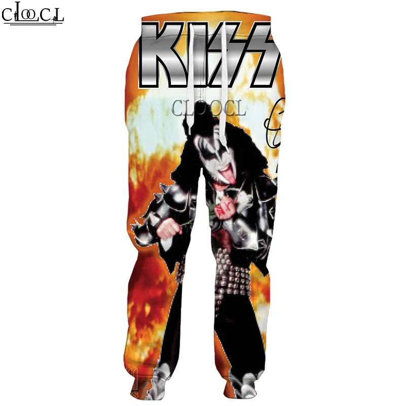 CLOOCL Newest Rock Singer KISS Band Trousers 3D Print Men Women Hip Hop Harajuku Autumn Casual Style Pants Drop Shipping